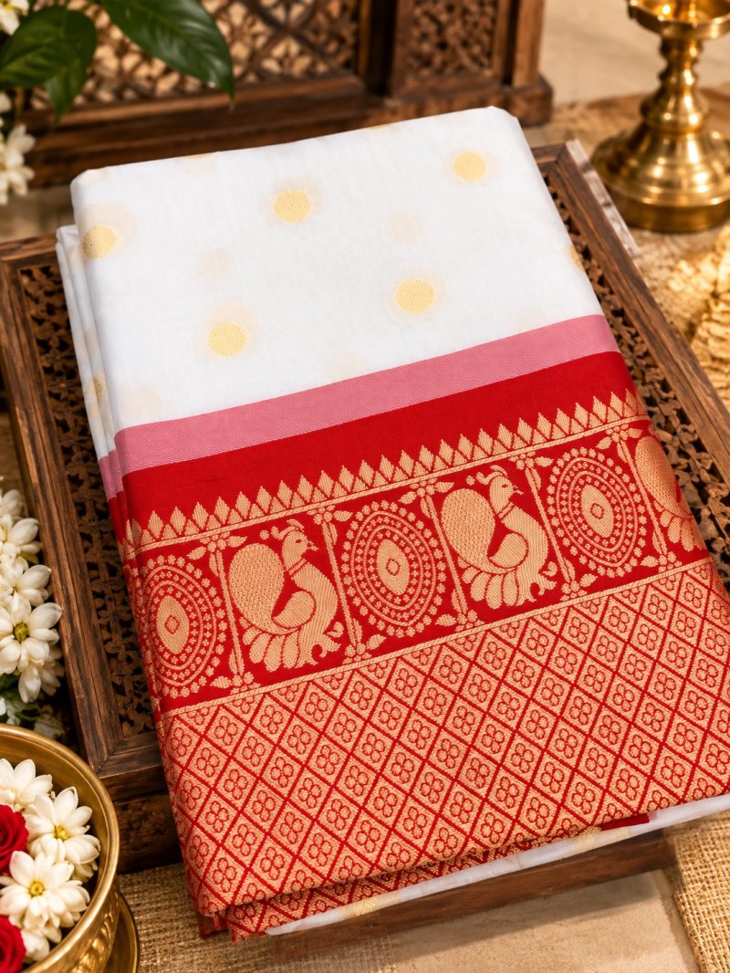 Bangoli By Aab Art Silk Jacquard Border Saree 